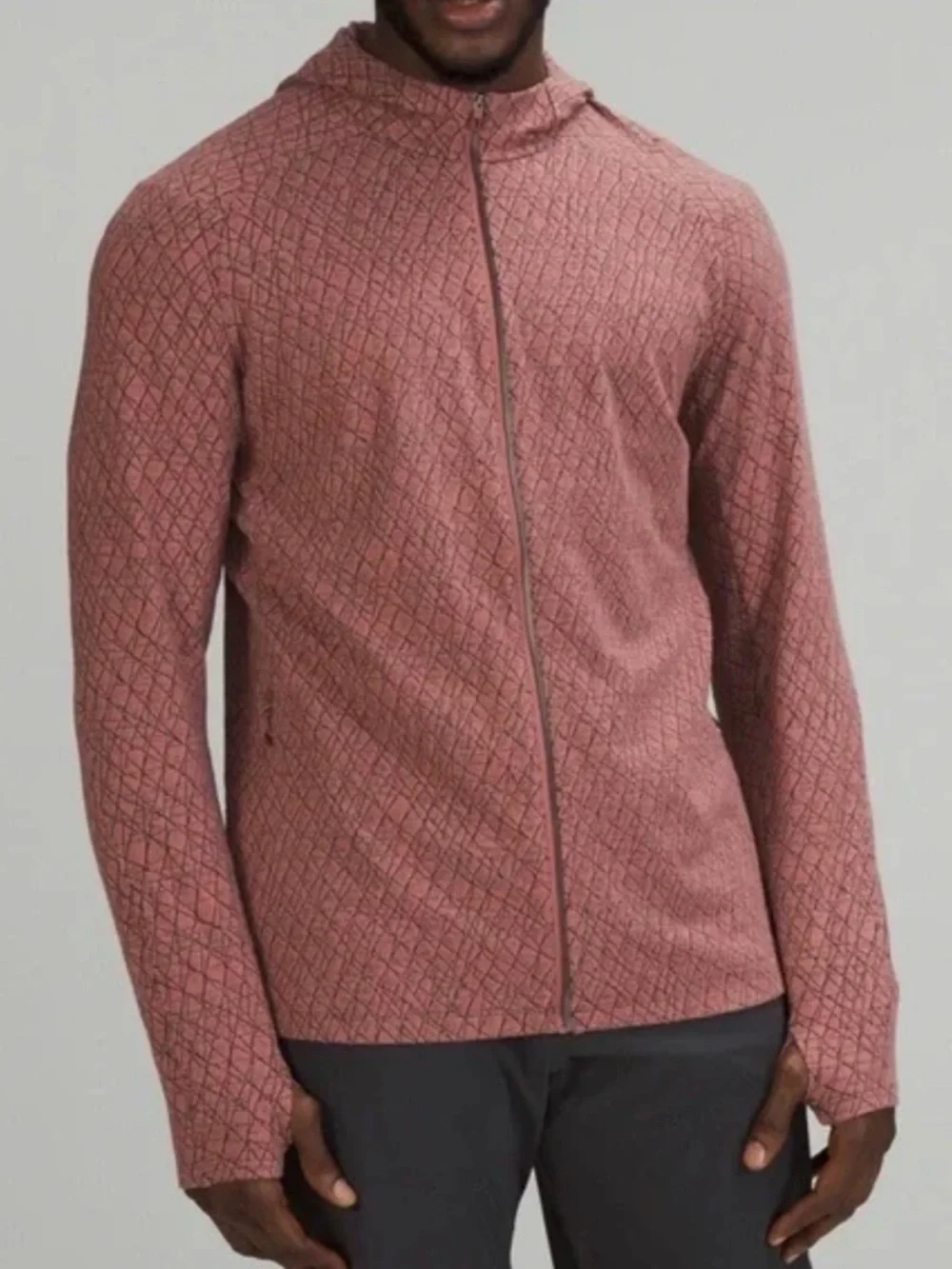 Lululemon men’s full zip with hood size Large